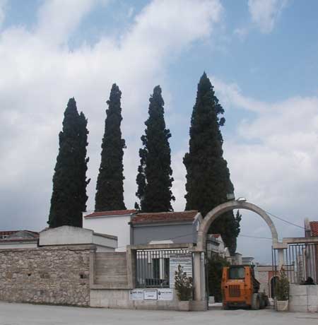 Cemetery entrance